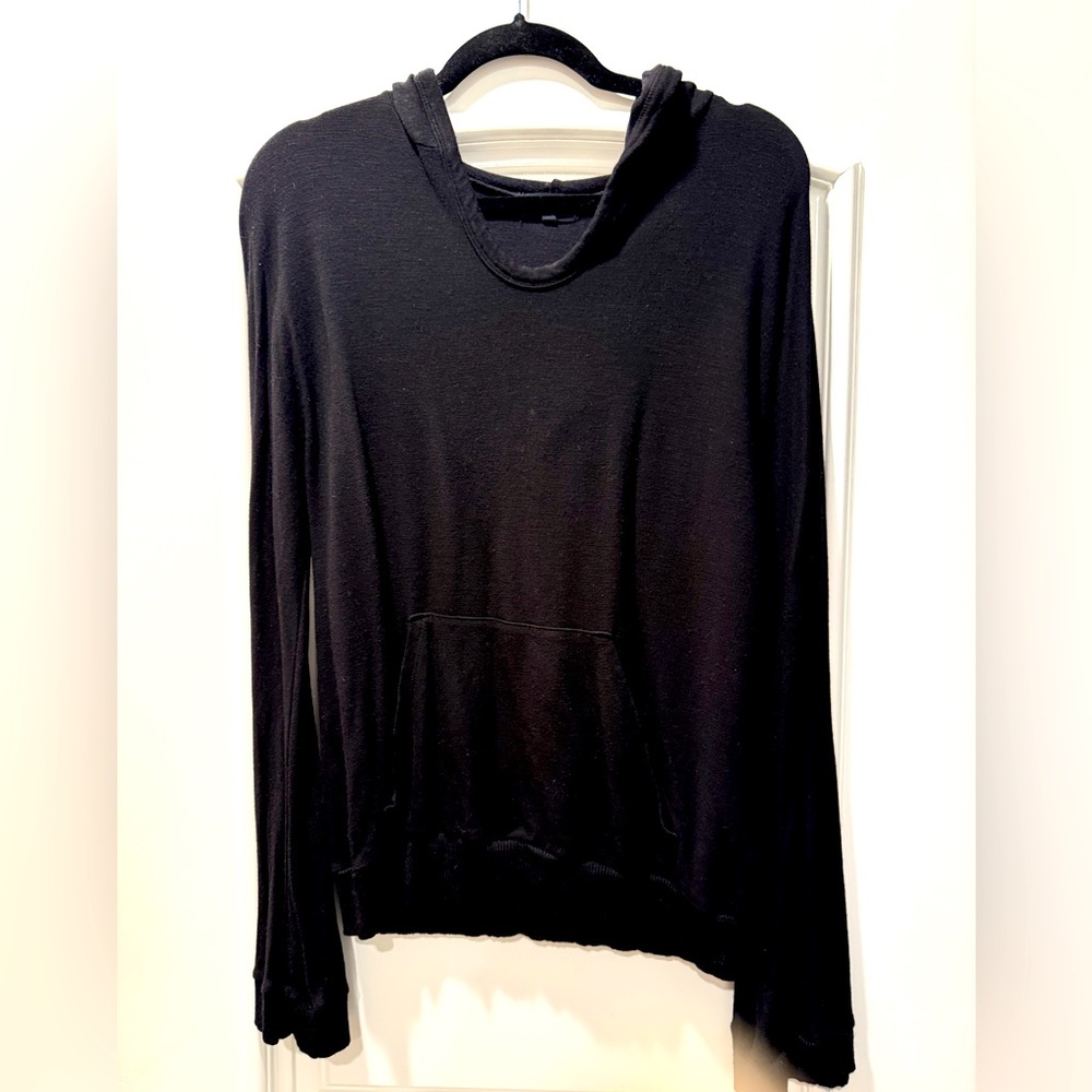 Monrow Super Soft Black Women's Hoodie